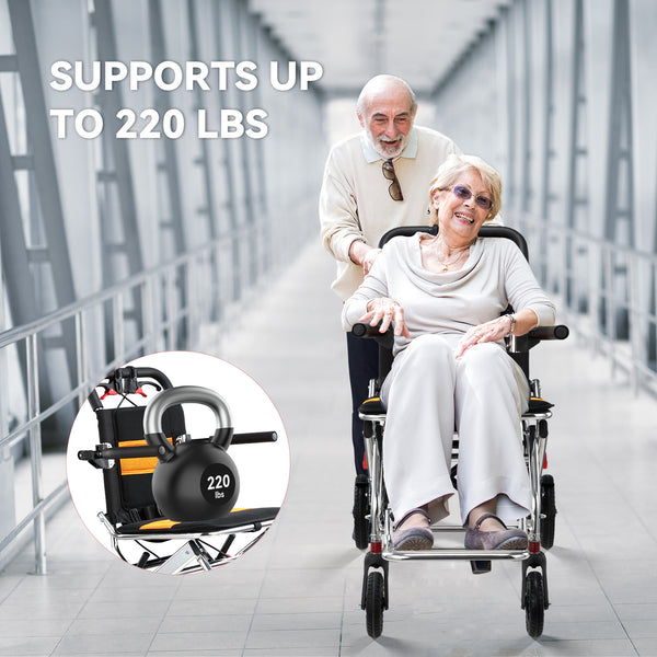 Jinkee Foldable Portable Aluminum Travel Electric Wheelchairs