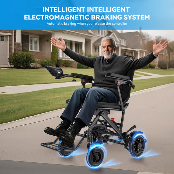 Jinkee Foldable Power Electric Wheelchair rollator walker with seat