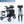Heavy Duty Folding Wheelchair - Portable Mobility Wheelchair for Elderly